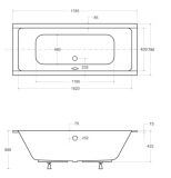 Wanna Do Zabudowy Prima BS-WAQ180 178,5x79 Emporia