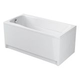 mini: Wanna Prostokątna 140x70 Lana Biały S301-160 Cersanit (2)