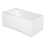 mini: Wanna Prostokątna 140x75 Virgo Biały S301-047 Cersanit (2)