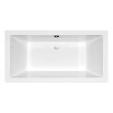 mini: Wanna Prostokątna 150x75 Intro Biały S301-066 Cersanit (1)