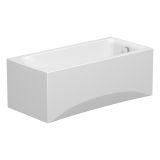 mini: Wanna Prostokątna 160x75 City Biały S301-335 Cersanit (2)