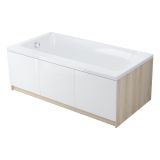 mini: Wanna Prostokątna 160x80 Prawa Smart Biały S301-118 Cersanit (2)