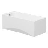 mini: Wanna Prostokątna 170x75 Korat Biały S301-294 Cersanit (2)
