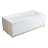 mini: Wanna Prostokątna 170x80 Lewa Smart Biały S301-117 Cersanit (2)