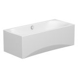 mini: Wanna Prostokątna 180x80 City Biały S301-337 Cersanit (2)