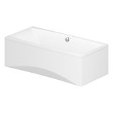 mini: Wanna Prostokątna 190x90 Virgo Biały S301-221 Cersanit (2)