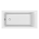 mini: Wanna Prostokątna Slim 150x75 Larga Biały S301-304 Cersanit (1)