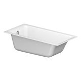 mini: Wanna Prostokątna Slim 150x75 Larga Biały S301-304 Cersanit (2)