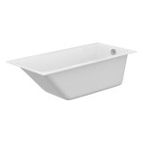 mini: Wanna Prostokątna Slim 160x75 Crea Biały S301-225 Cersanit (2)