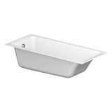 Wanna Prostokątna Slim 170x75 Larga Biały S301-303 Cersanit
