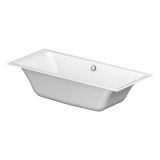 mini: Wanna Prostokątna Slim 180x80 Larga Biały S301-306 Cersanit (2)