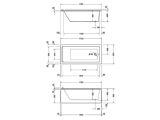 Wanna Prostokątna Starck 170x80 700336000000000 Duravit