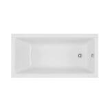 Wanna Prostokątna Wave Slim Biała 120X70 Cm Waex.Wav12Whs Excellent