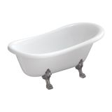 Wanna Wolnostojąca Atena Biały 174,5x82 ATENA174BP Omnires