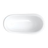 Wanna Wolnostojąca Atena Czarno-Biała 157x77 ATENA157BCP Omnires