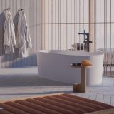 Wanna Wolnostojąca Ovo Biały Mat 160x75 OVOWWBM Omnires