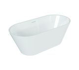 Wanna Wolnostojąca Owalna 160x76 cm Holi 2.0 Biały Połysk WAEX.HOL2.16WH Excellent