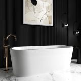 Wanna Wolnostojąca Przyścienna Emilia M Z Białym Korkiem I Przelewem Szczelinowym 160x75 Emporia