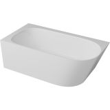 mini: Wanna Wolnostojąca Przyścienna Z Kompozytu Mineralnego Lewa Nuvio Snow White Matt NUVIO-0003L-30 Emporia (1)