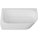 mini: Wanna Wolnostojąca Przyścienna Z Kompozytu Mineralnego Lewa Nuvio Snow White Matt NUVIO-0003L-30 Emporia (2)