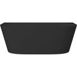 mini: Wanna Wolnostojąca Przyścienna Z Kompozytu Mineralnego Nuvio Black Matt NUVIO-0002-36 Emporia (3)