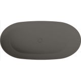 mini: Wanna Wolnostojąca Z Kompozytu Mineralnego Luna Moon Grey Matt LUNA0001-48 Emporia (2)