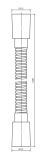 Wąż Prysznicowy 125 cm Czarny Y 022-BL Omnires