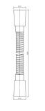 Wąż Prysznicowy 125 cm Grafit Y 022-XGRL Omnires