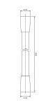 Wąż Prysznicowy 150 cm Złoty Y 028GL Omnires