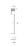 Wąż Prysznicowy 150 cm Złoty Y 029GL Omnires
