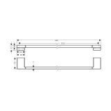 Wieszak Na Ręcznik AddStoris Czarny Mat 41747670 Hansgrohe