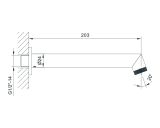 Wylewka Wannowa Ori Gun Metal 080160BN Emporia