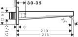 Wylewka Wannowa Tecturis E 73410000 Chrom Hansgrohe