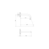 mini: Wylewka Wannowa Zen Miedź Szczotkowana S951-780 Cersanit (2)