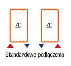 Grzejnik Otus 1050X500 Czarny Mat 370W Zasilanie Dolne Emporia