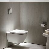 Zestaw 3w1 Miska WC Podwieszana Silent Flush 540x360 mm + Deska WC Wolnoopadająca + Podkładka Akustyczna Meda Biały H8661100000001 Laufen