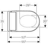 Zestaw Czarny AquaClean Tuma Comfort 146.292.SJ.1 Geberit