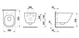 Zestaw Miska Podwieszana Lua Advanced Silent Flush 3w1 + Deska Wolnoopadająca H8660820000001 Laufen