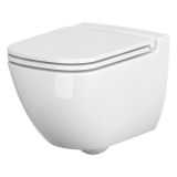 mini: Zestaw Miska WC CleanOn Z Deską Caspia Biały K701-103 Cersanit (1)