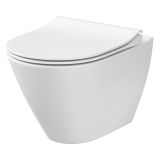 mini: Zestaw Miska WC CleanOn Z Deską City Biały K701-104 Cersanit (1)
