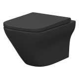 mini: Zestaw Miska WC CleanOn Z Deską Larga Antracytowy S701-611 Cersanit (1)