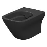 mini: Zestaw Miska WC CleanOn Z Deską Larga Antracytowy S701-611 Cersanit (2)