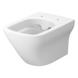 mini: Zestaw Miska WC CleanOn Z Deską Larga Biały Matowy S701-609 Cersanit (2)
