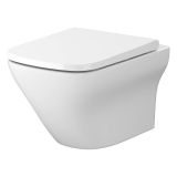 mini: Zestaw Miska WC CleanOn Z Deską Larga Biały S701-473 Cersanit (1)
