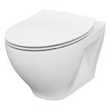 mini: Zestaw Miska WC CleanOn Z Deską Moduo Biały K701-147 Cersanit (1)