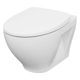 mini: Zestaw Miska WC CleanOn Z Deską Moduo Biały K701-262 Cersanit (1)