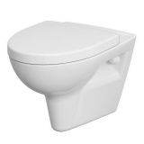 mini: Zestaw Miska WC CleanOn Z Deską Parva Biały K701-015 Cersanit (1)