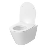 mini: Zestaw Miska WC Vortex Z Deską City Biały S4004-137 Cersanit (2)