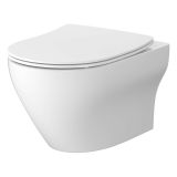 Zestaw Miska WC Vortex Z Deską Larga Biały S4026-009 Cersanit