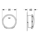 Zestaw Napełniający Odpływowy I Przelewowy Do Wanien Talentofill Matte Black 199522430 Grohe